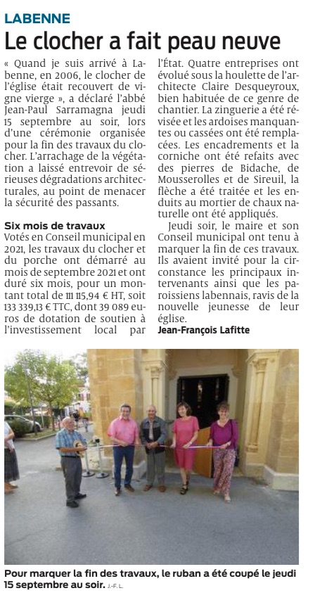 Article Sud-Ouest