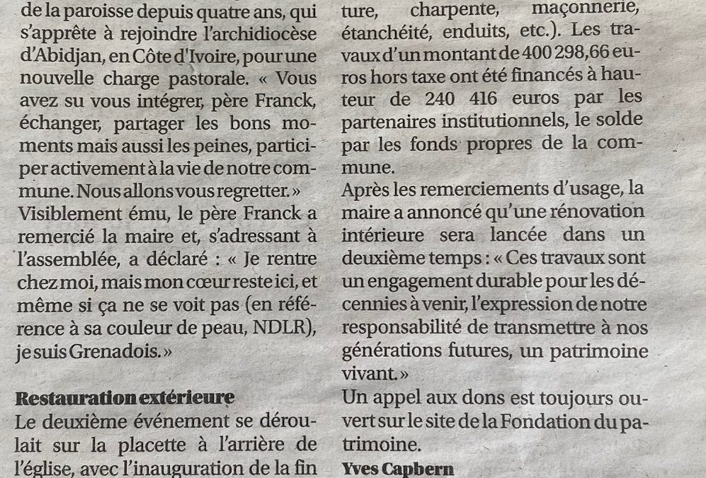 Article Presse : Sud-Ouest / Grenade-sur-l&rsquo;adour